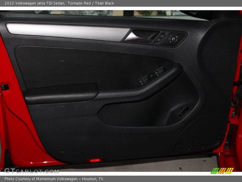 Tornado Red / Titan Black 2013 Volkswagen Jetta TDI Sedan