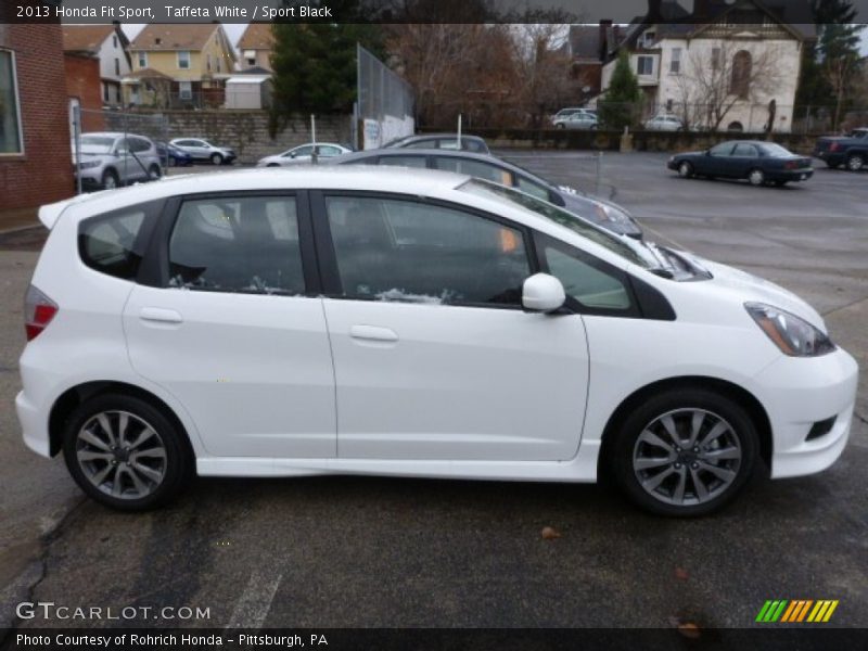 Taffeta White / Sport Black 2013 Honda Fit Sport