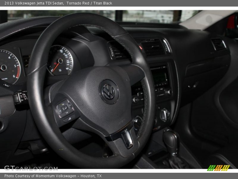 Tornado Red / Titan Black 2013 Volkswagen Jetta TDI Sedan