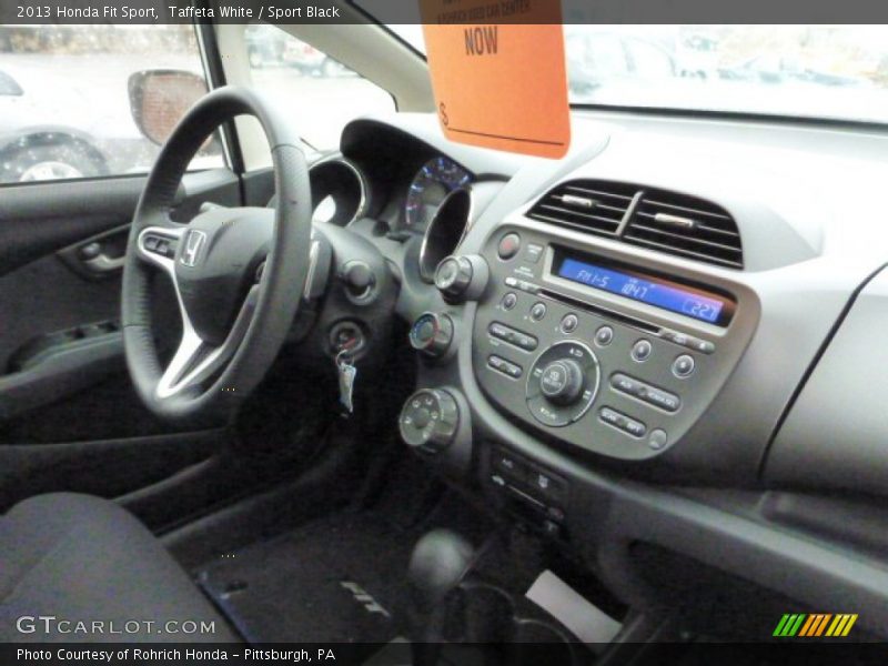 Taffeta White / Sport Black 2013 Honda Fit Sport