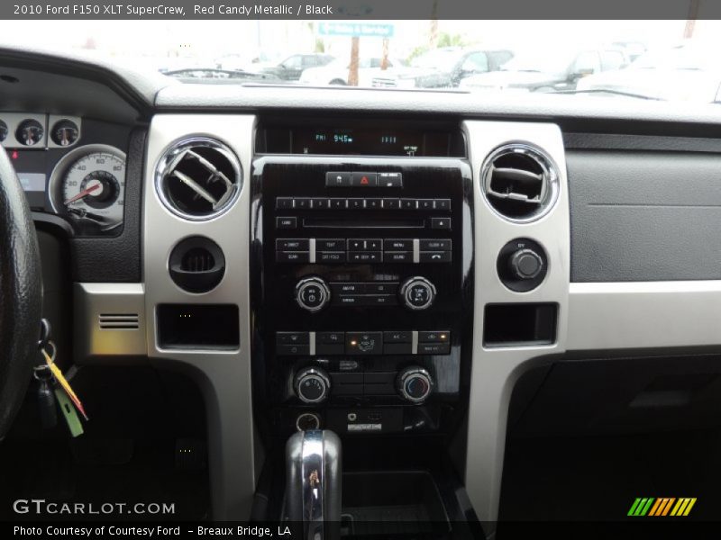 Red Candy Metallic / Black 2010 Ford F150 XLT SuperCrew
