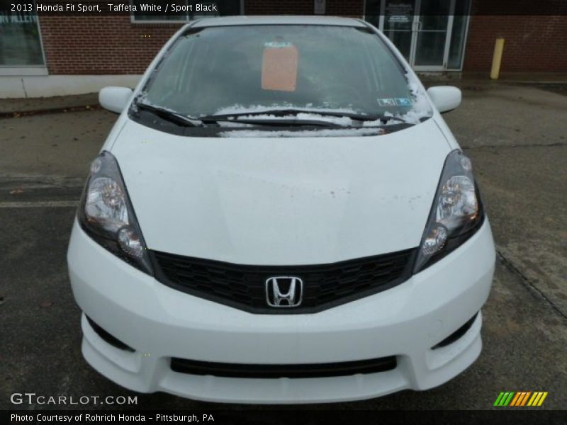 Taffeta White / Sport Black 2013 Honda Fit Sport