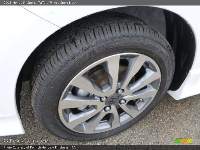 Taffeta White / Sport Black 2013 Honda Fit Sport