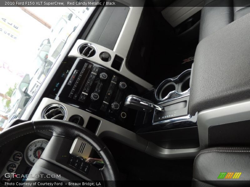 Red Candy Metallic / Black 2010 Ford F150 XLT SuperCrew