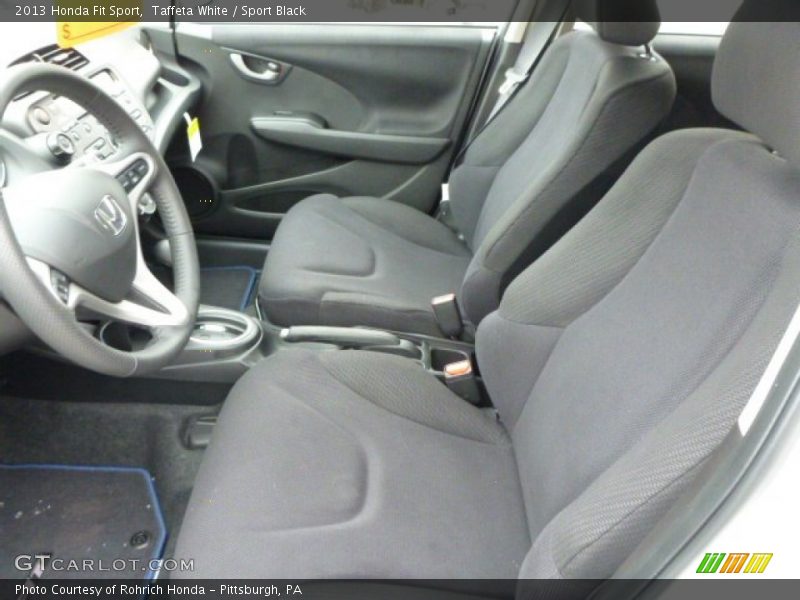 Taffeta White / Sport Black 2013 Honda Fit Sport