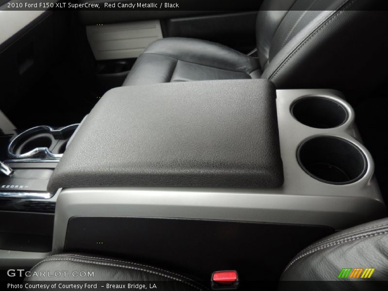 Red Candy Metallic / Black 2010 Ford F150 XLT SuperCrew