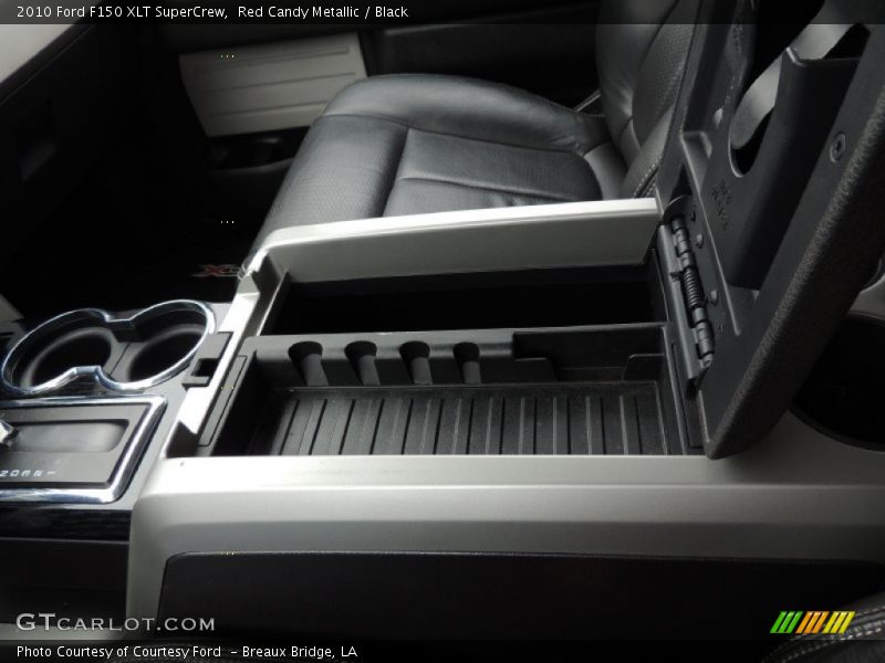Red Candy Metallic / Black 2010 Ford F150 XLT SuperCrew