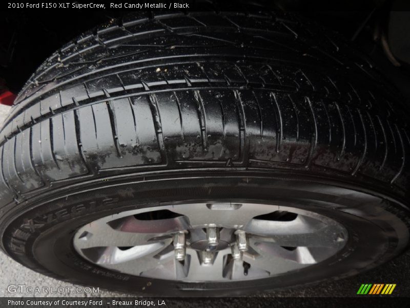Red Candy Metallic / Black 2010 Ford F150 XLT SuperCrew