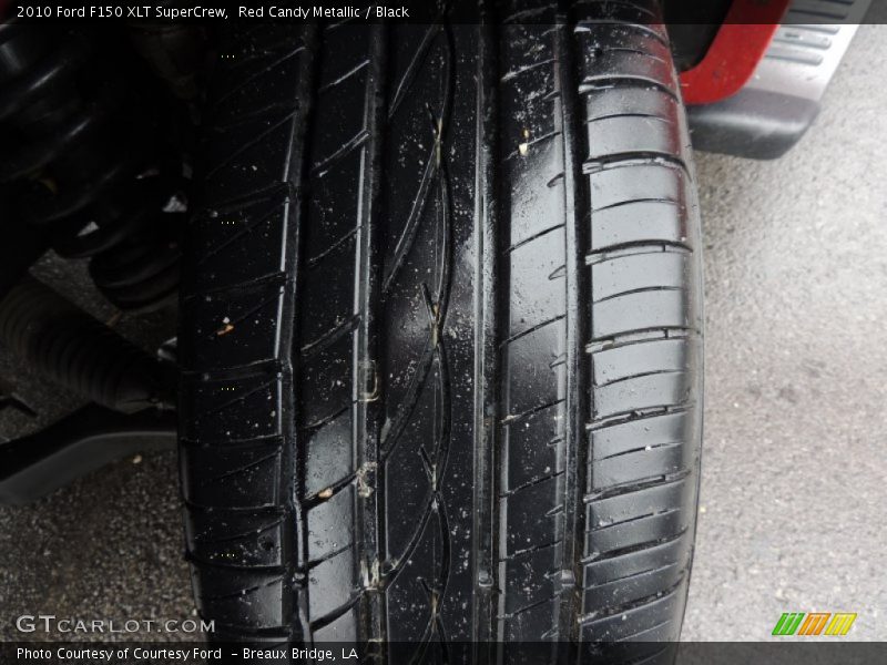 Red Candy Metallic / Black 2010 Ford F150 XLT SuperCrew