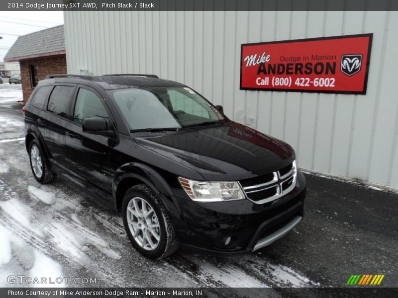 Pitch Black / Black 2014 Dodge Journey SXT AWD