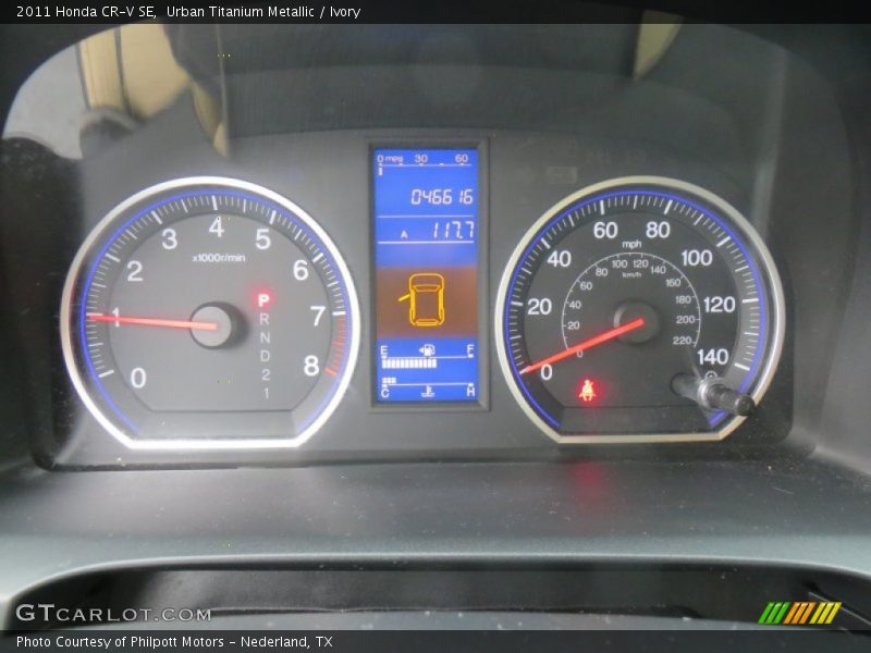 Urban Titanium Metallic / Ivory 2011 Honda CR-V SE
