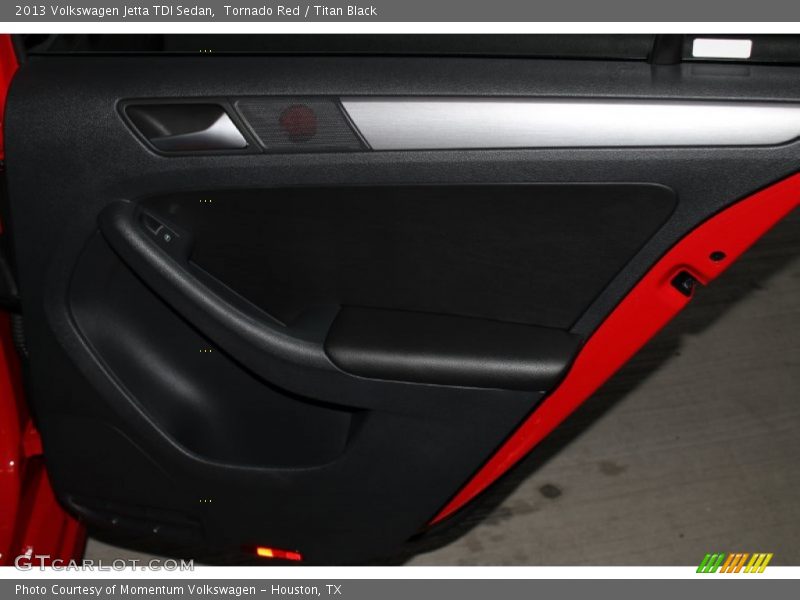 Tornado Red / Titan Black 2013 Volkswagen Jetta TDI Sedan