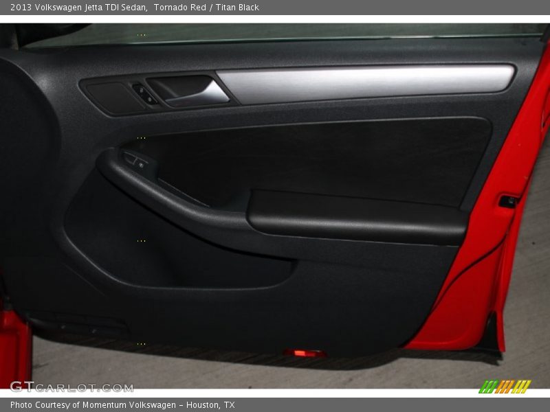 Tornado Red / Titan Black 2013 Volkswagen Jetta TDI Sedan
