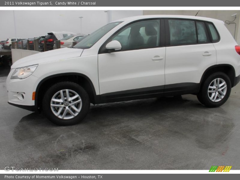 Candy White / Charcoal 2011 Volkswagen Tiguan S
