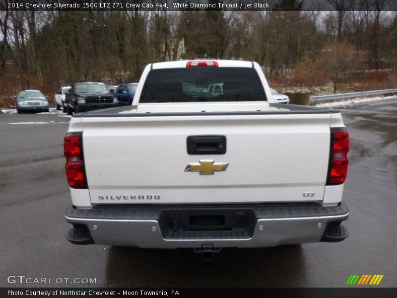 White Diamond Tricoat / Jet Black 2014 Chevrolet Silverado 1500 LTZ Z71 Crew Cab 4x4