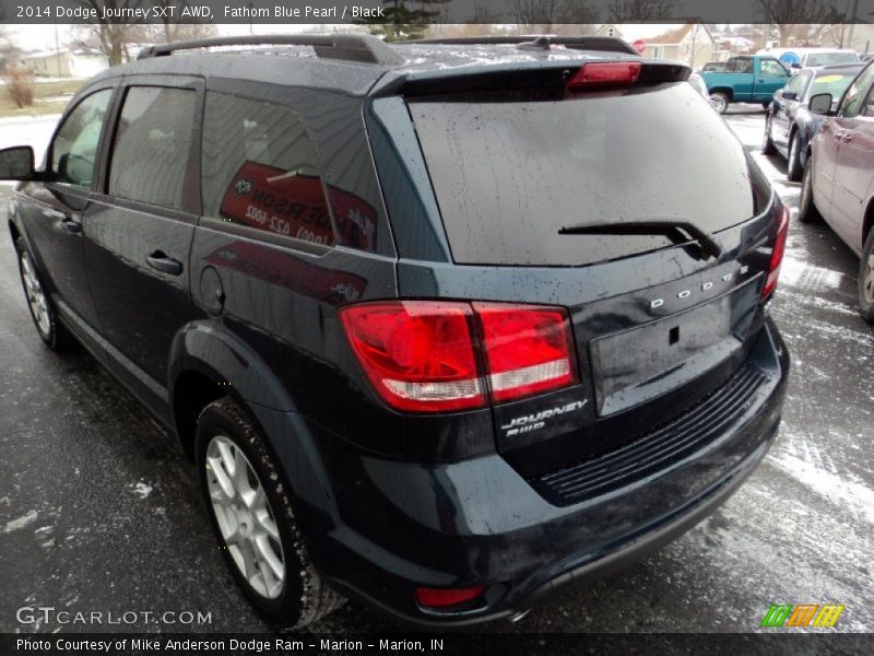 Fathom Blue Pearl / Black 2014 Dodge Journey SXT AWD
