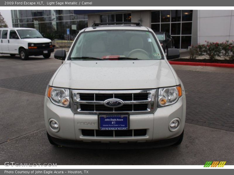 Light Sage Metallic / Camel 2009 Ford Escape XLT