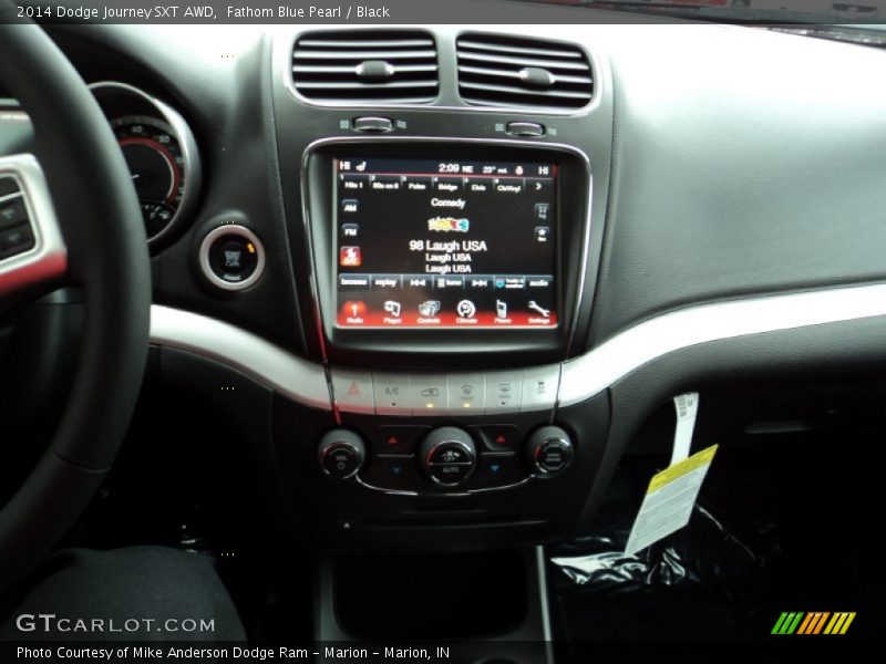 Fathom Blue Pearl / Black 2014 Dodge Journey SXT AWD