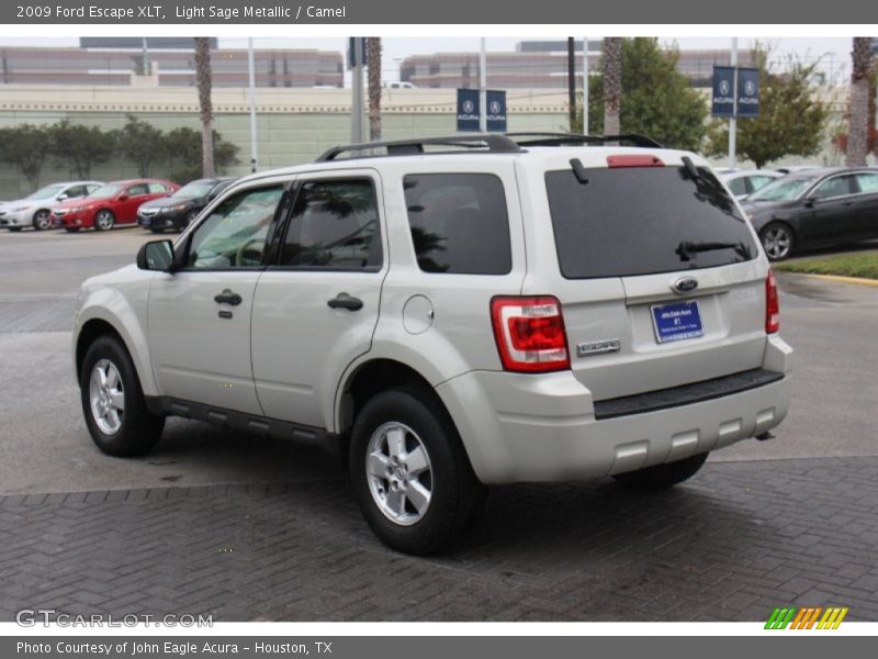 Light Sage Metallic / Camel 2009 Ford Escape XLT