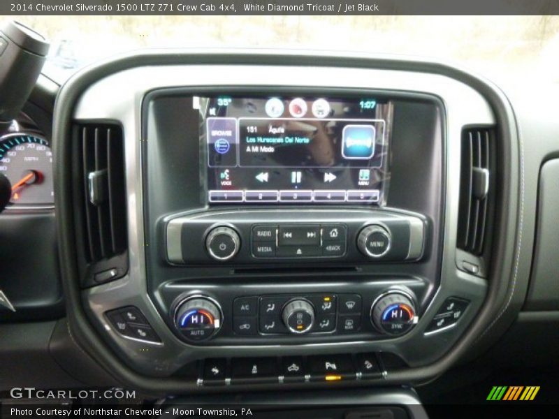 White Diamond Tricoat / Jet Black 2014 Chevrolet Silverado 1500 LTZ Z71 Crew Cab 4x4