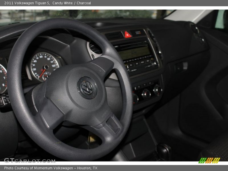 Candy White / Charcoal 2011 Volkswagen Tiguan S