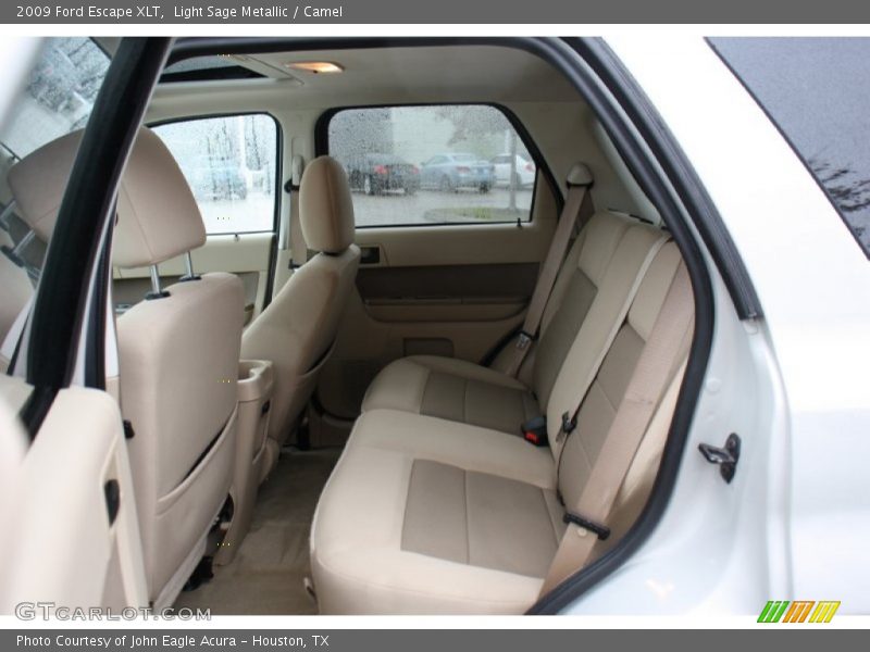 Light Sage Metallic / Camel 2009 Ford Escape XLT