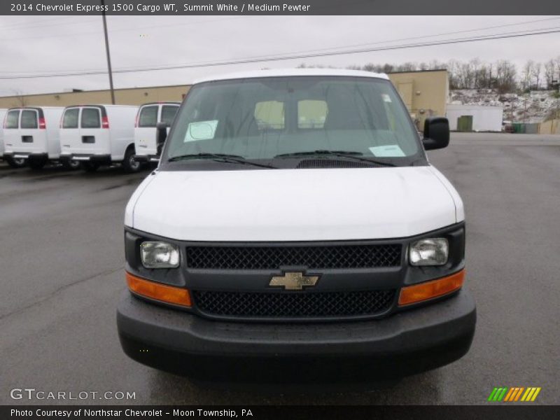 Summit White / Medium Pewter 2014 Chevrolet Express 1500 Cargo WT