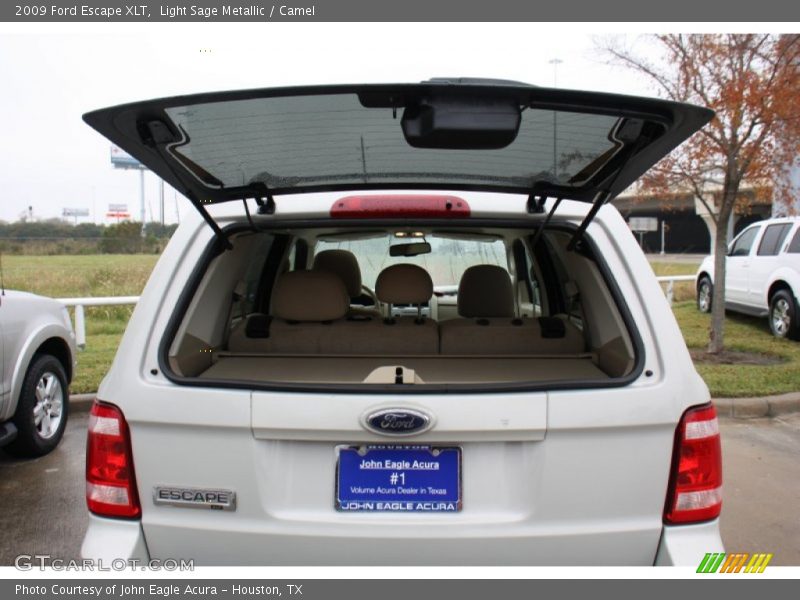 Light Sage Metallic / Camel 2009 Ford Escape XLT