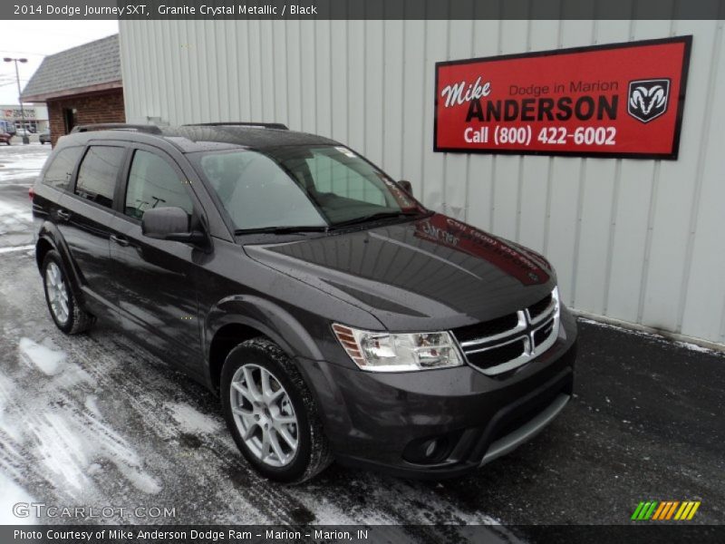 Granite Crystal Metallic / Black 2014 Dodge Journey SXT