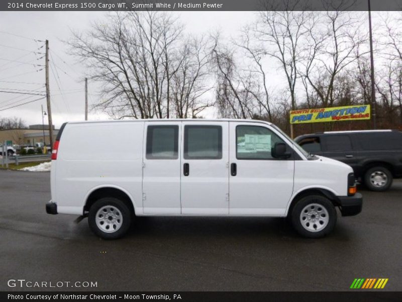 Summit White / Medium Pewter 2014 Chevrolet Express 1500 Cargo WT