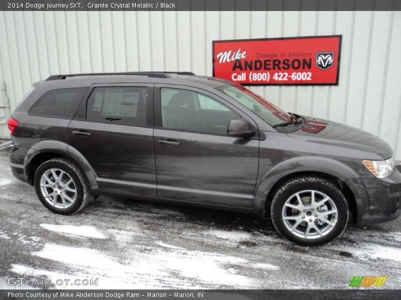 Granite Crystal Metallic / Black 2014 Dodge Journey SXT