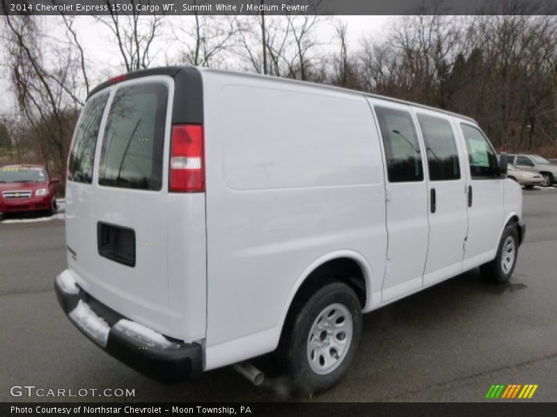 Summit White / Medium Pewter 2014 Chevrolet Express 1500 Cargo WT