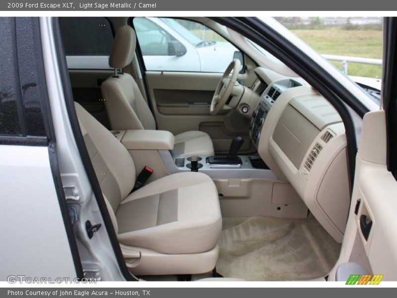 Light Sage Metallic / Camel 2009 Ford Escape XLT