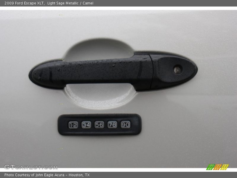 Light Sage Metallic / Camel 2009 Ford Escape XLT