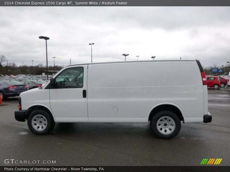 Summit White / Medium Pewter 2014 Chevrolet Express 1500 Cargo WT