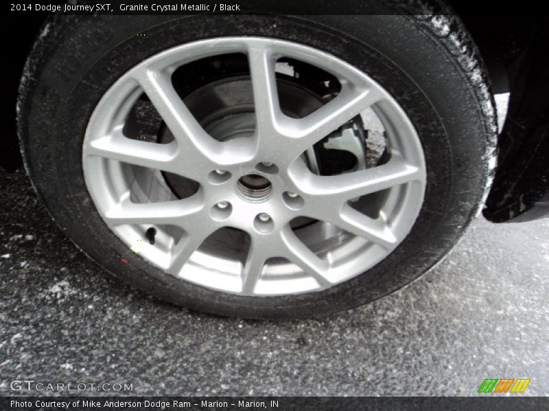Granite Crystal Metallic / Black 2014 Dodge Journey SXT