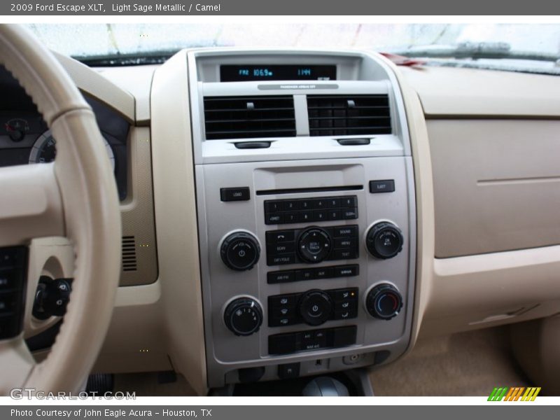 Light Sage Metallic / Camel 2009 Ford Escape XLT