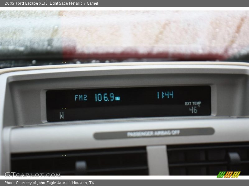 Light Sage Metallic / Camel 2009 Ford Escape XLT