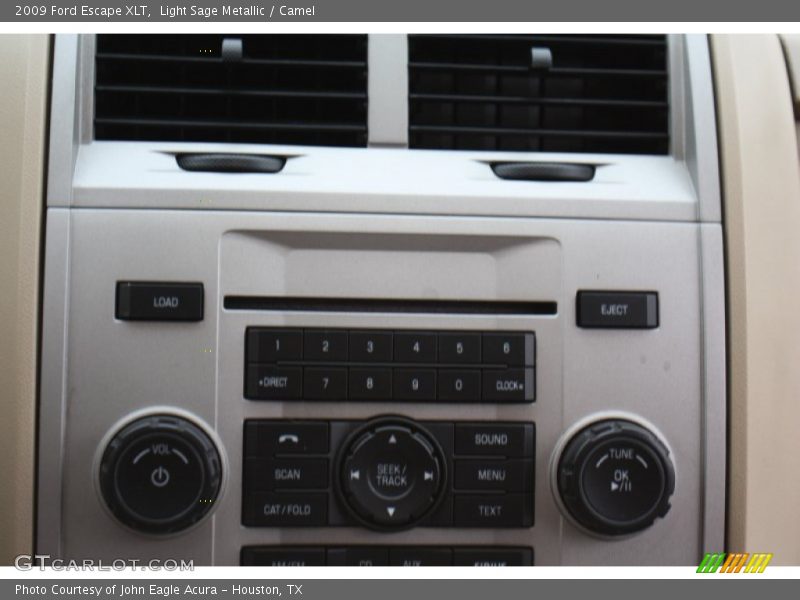 Light Sage Metallic / Camel 2009 Ford Escape XLT