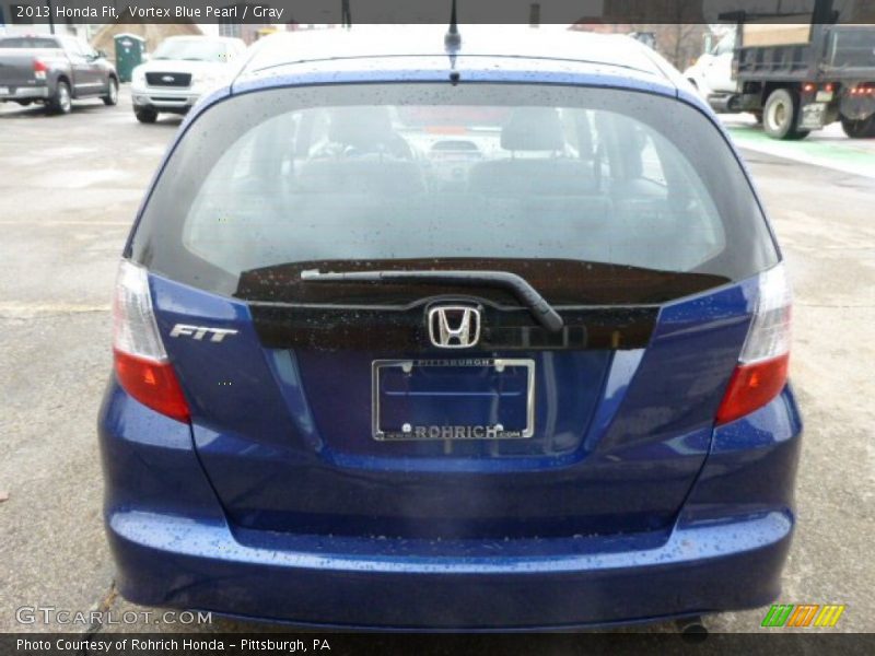 Vortex Blue Pearl / Gray 2013 Honda Fit