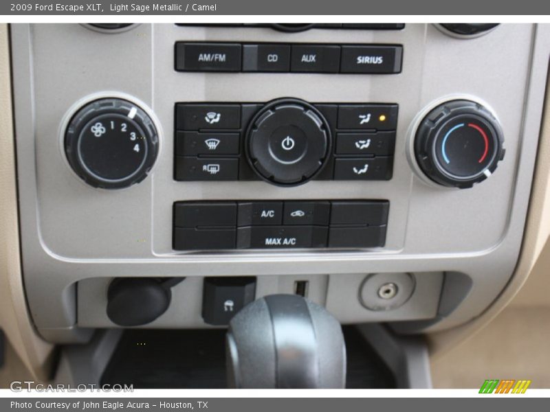 Light Sage Metallic / Camel 2009 Ford Escape XLT