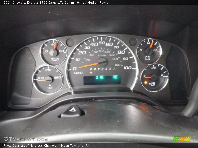 Summit White / Medium Pewter 2014 Chevrolet Express 1500 Cargo WT
