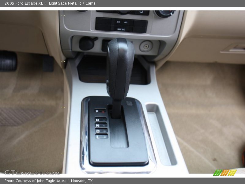 Light Sage Metallic / Camel 2009 Ford Escape XLT