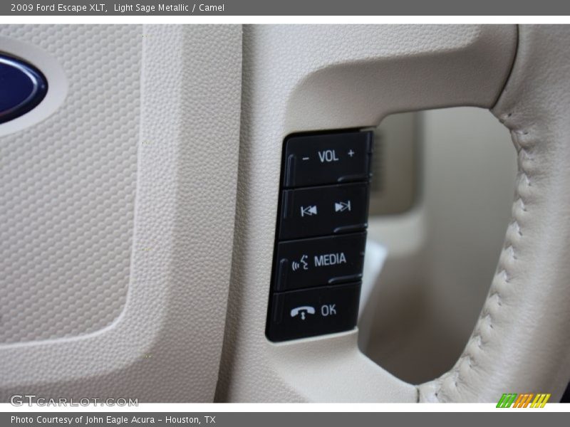 Light Sage Metallic / Camel 2009 Ford Escape XLT