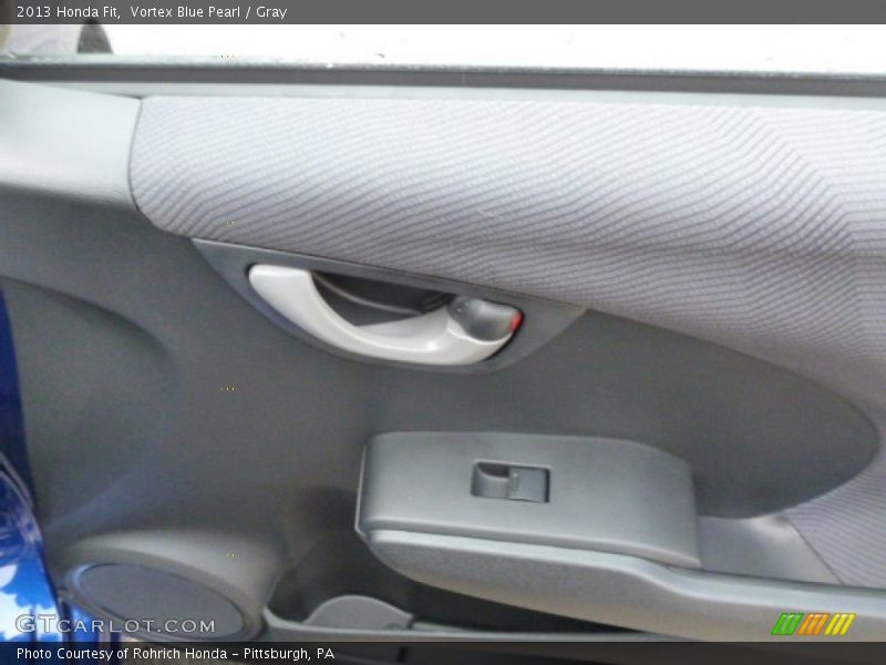 Vortex Blue Pearl / Gray 2013 Honda Fit
