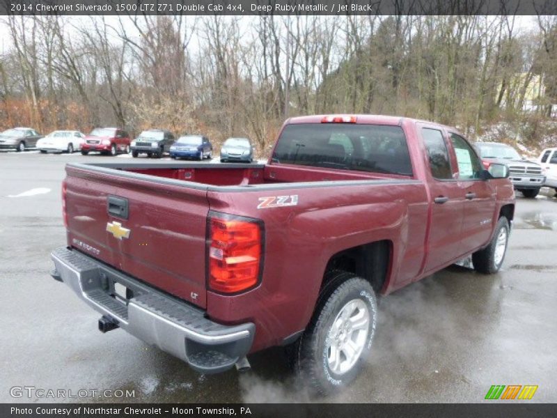 Deep Ruby Metallic / Jet Black 2014 Chevrolet Silverado 1500 LTZ Z71 Double Cab 4x4