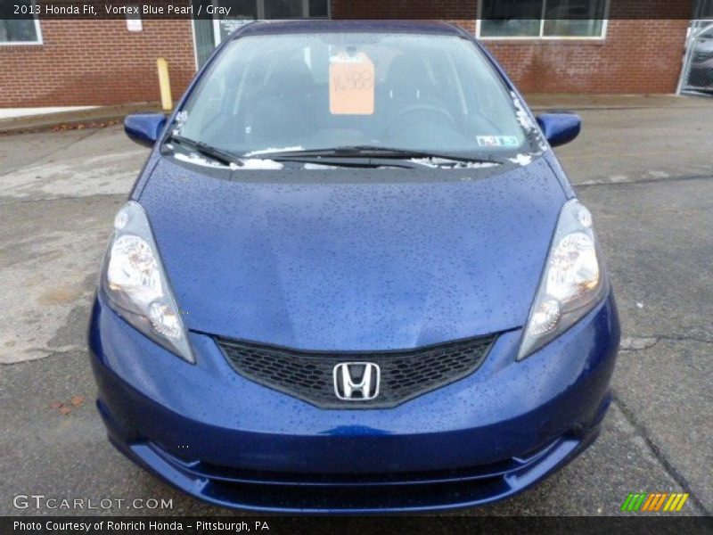 Vortex Blue Pearl / Gray 2013 Honda Fit