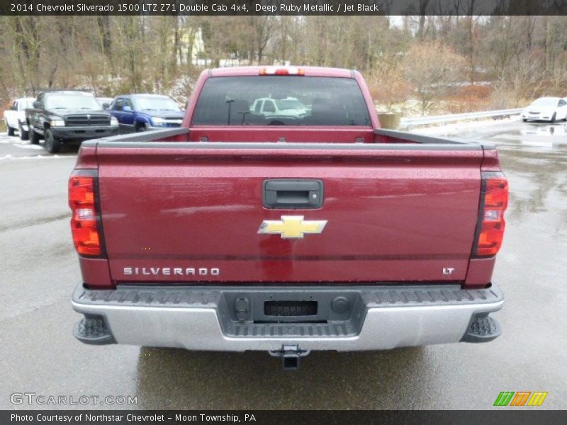 Deep Ruby Metallic / Jet Black 2014 Chevrolet Silverado 1500 LTZ Z71 Double Cab 4x4