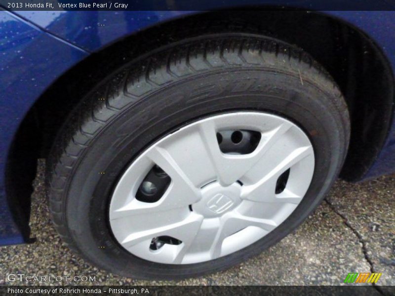 Vortex Blue Pearl / Gray 2013 Honda Fit