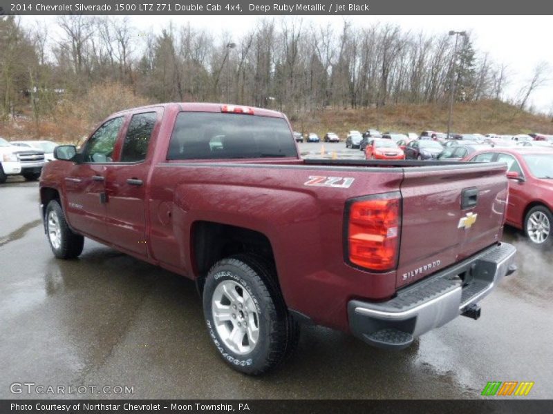 Deep Ruby Metallic / Jet Black 2014 Chevrolet Silverado 1500 LTZ Z71 Double Cab 4x4